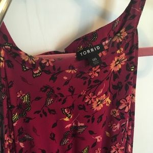 Torrid Dress merlot plus sz 00